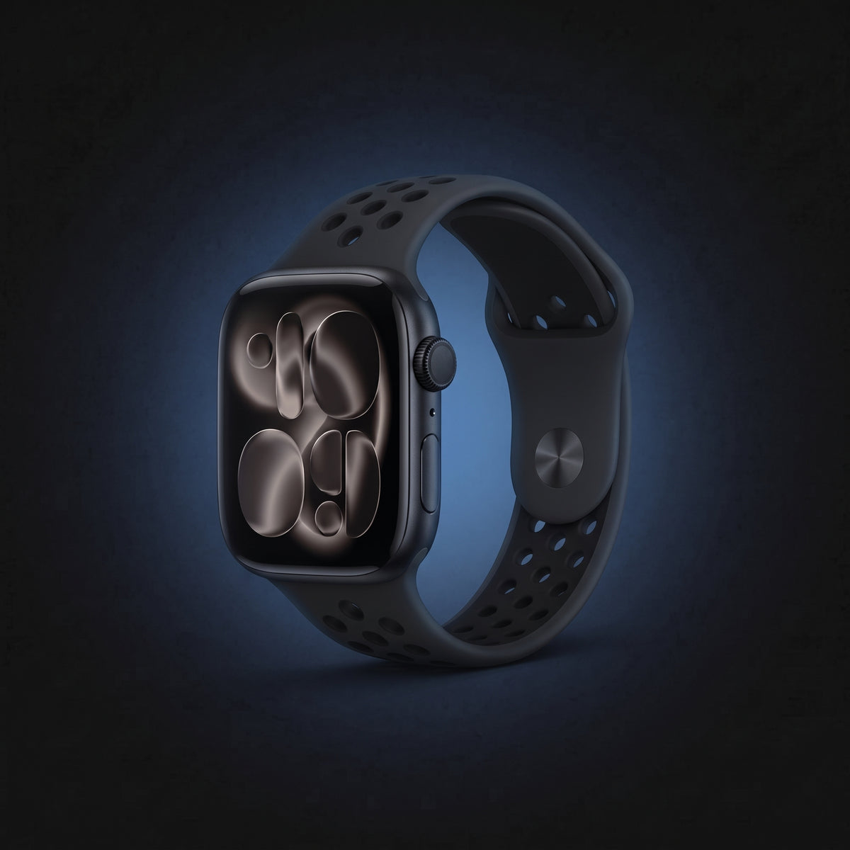 Shadow Black dual-tone sport band shown on a watch; watch not included